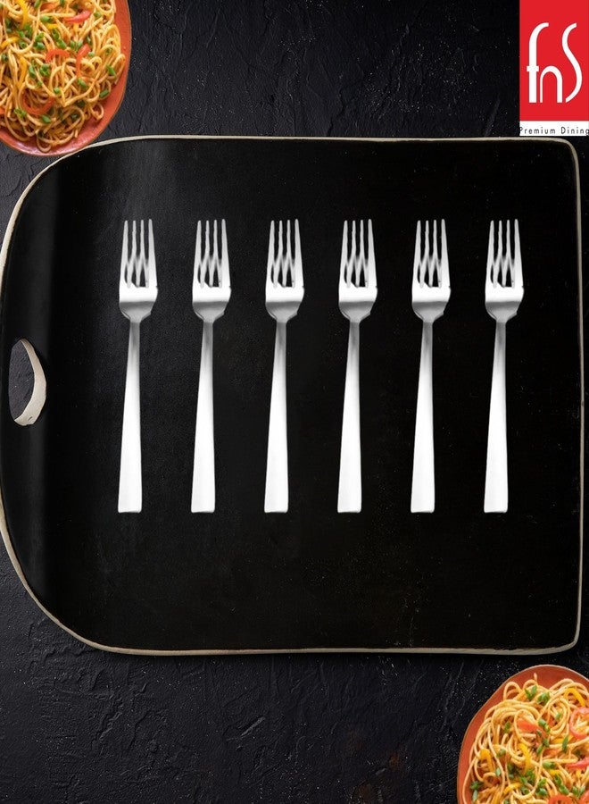 FNS Montavo by FnS Casper Stainless Steel Dessert Fork 12 pc Set for Dining Table, Home and Kitchen - Image 4